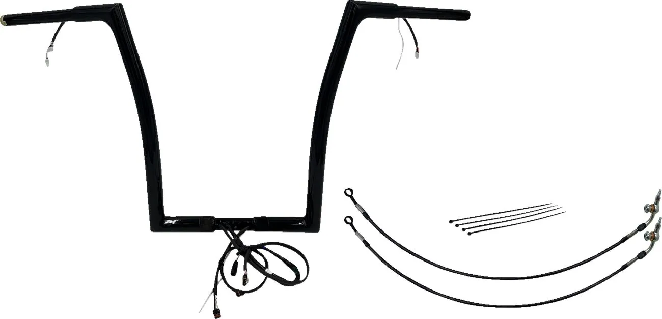 EZ Install Wired 1-1/4" Flat Top Handlebar Kit