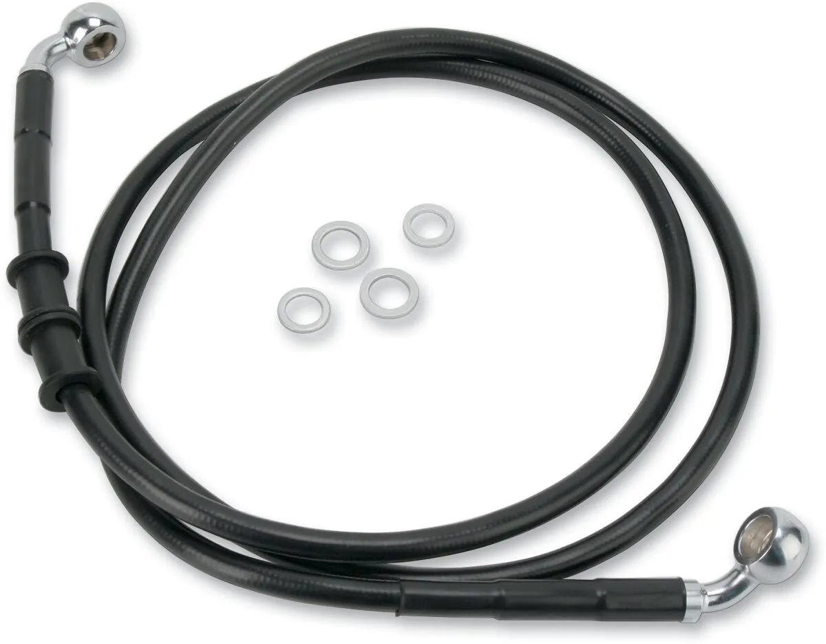Extended Length Black Vinyl Brake Line Kit