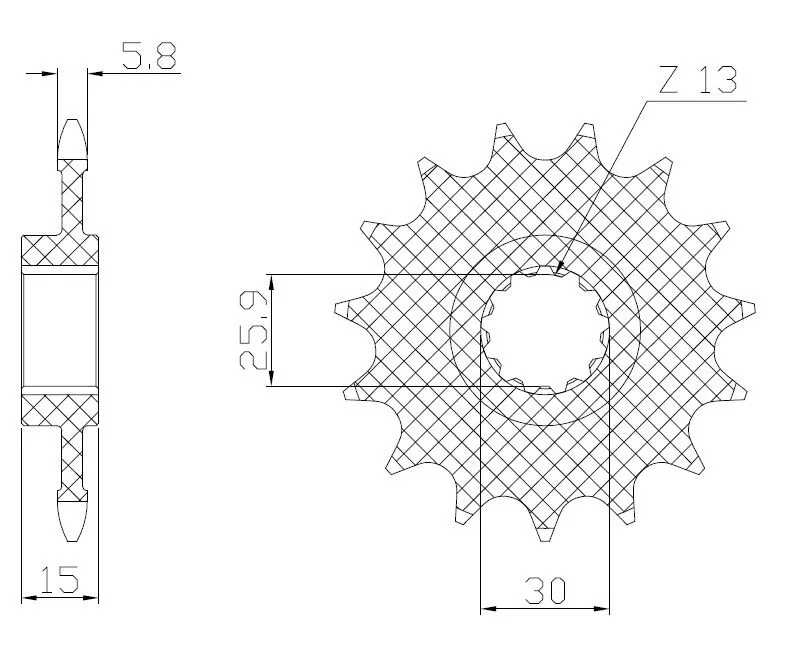 Powerdrive Countershaft Sprocket
