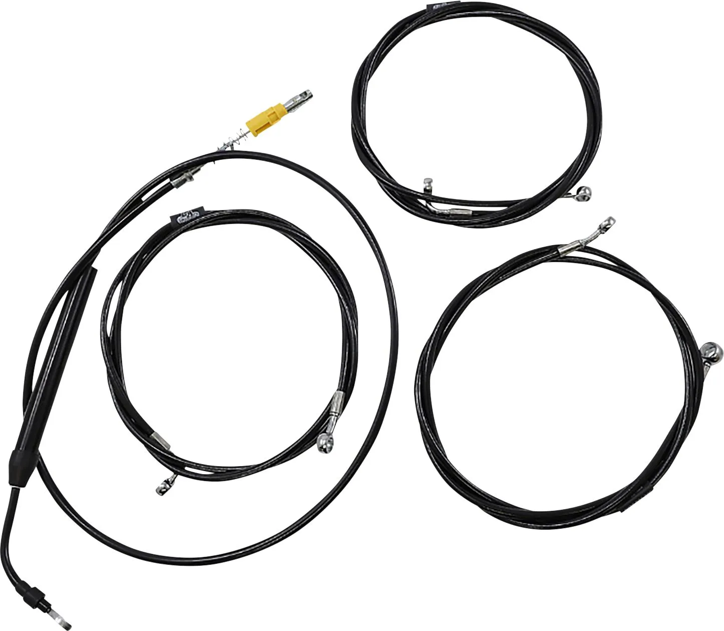 Standard Midnight Braided Handlebar Cable/Brake Line Kit