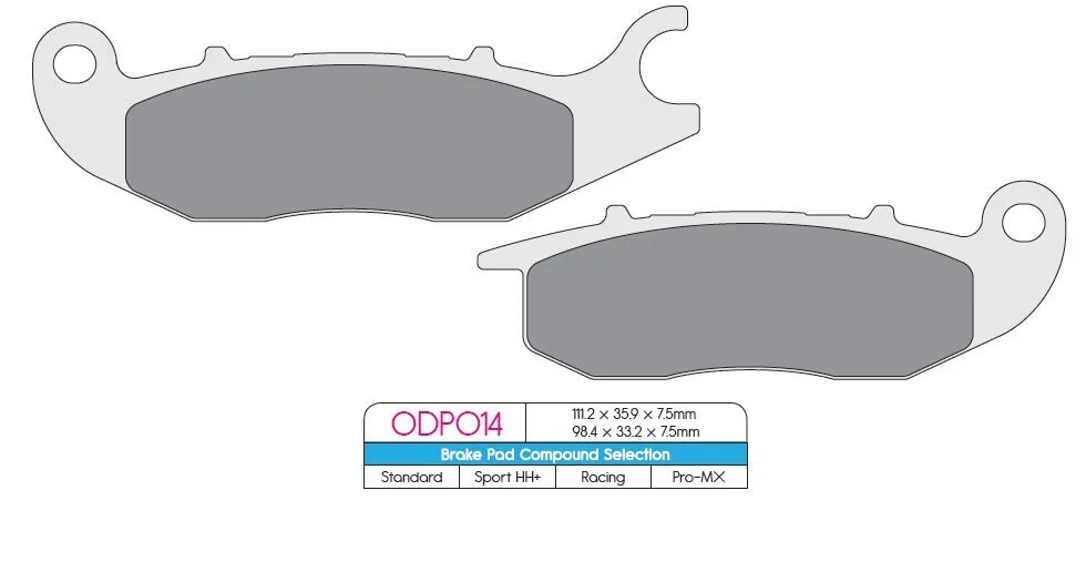 ODP Органични спирачни накладки