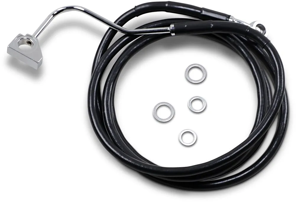 Extended Length Black Vinyl Brake Line Kit