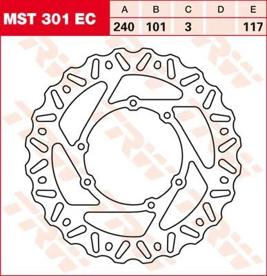 Спирачен диск EC Cross Design