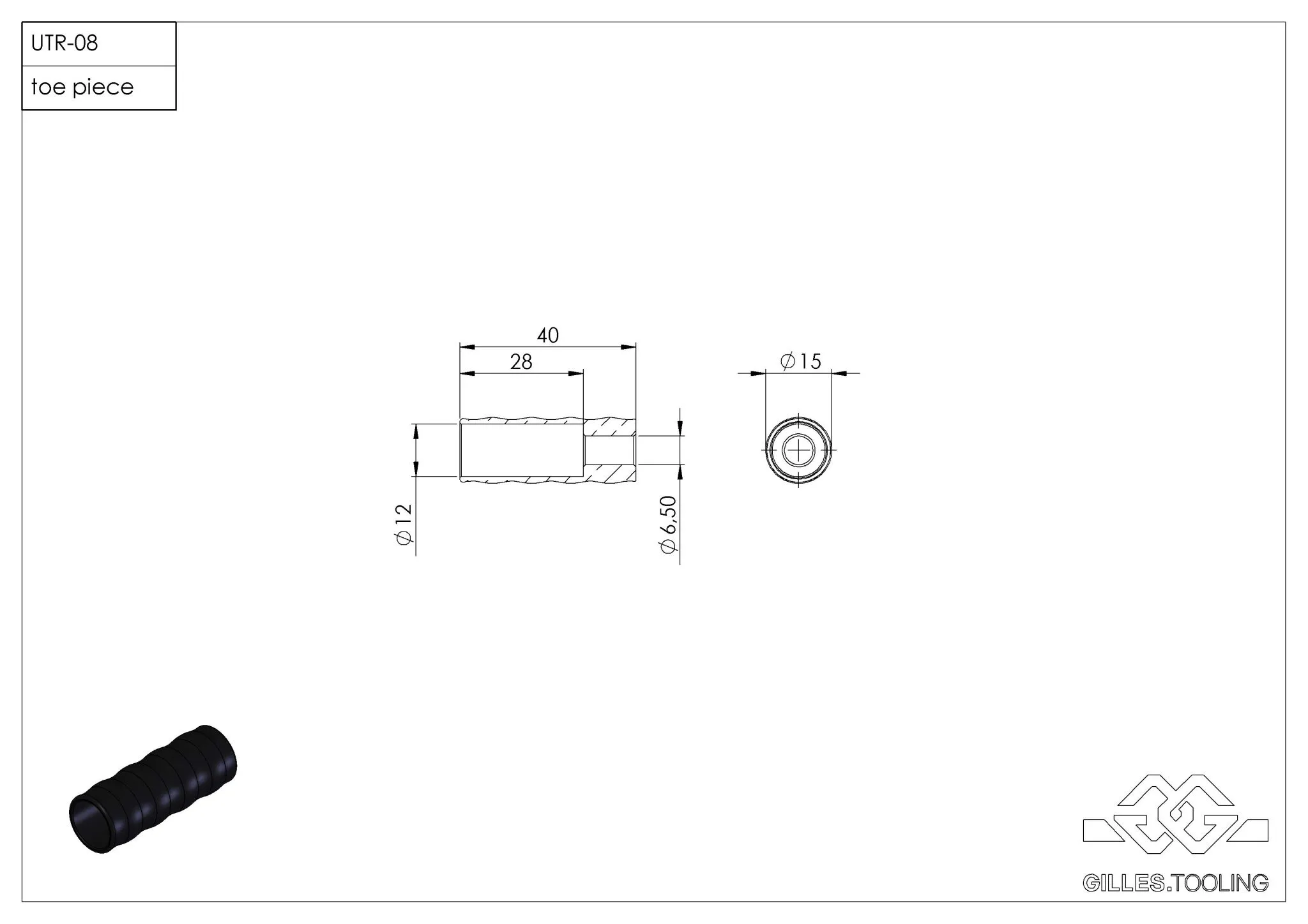 Toe Piece for Footpegs