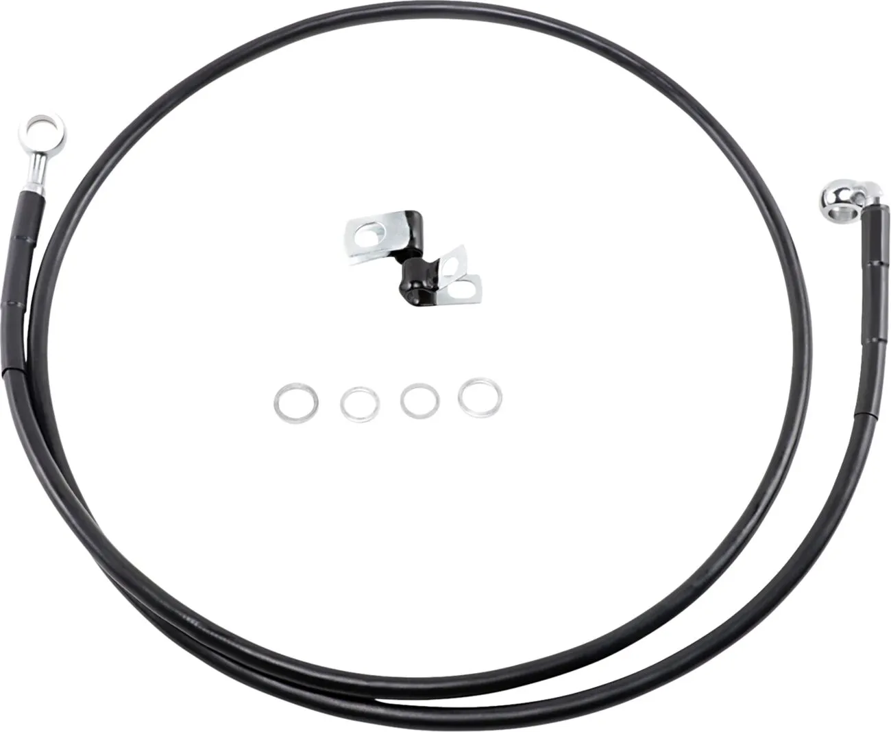 Extended Length Black Vinyl Brake Line Kit