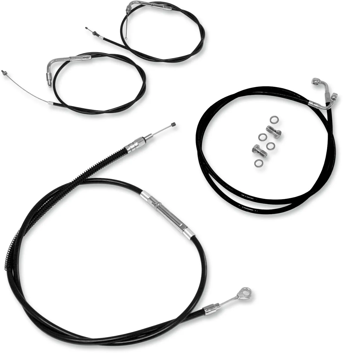 Black Handlebar Cable/Line Kit