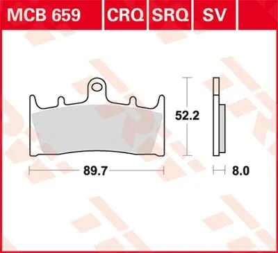 SV Series Синтеровани спирачни накладки